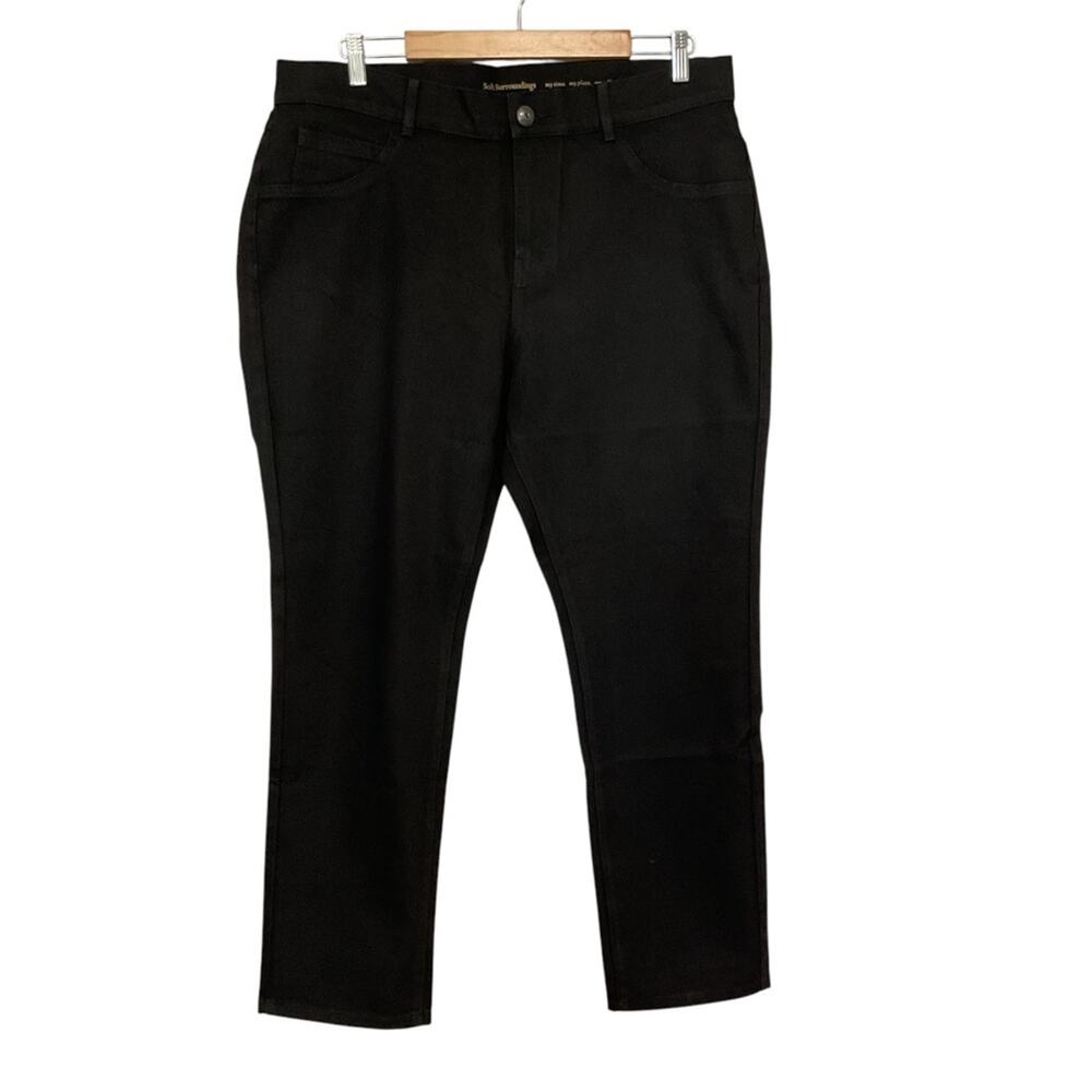 Soft Surroundings Women’s Black Denim Jeans 18P